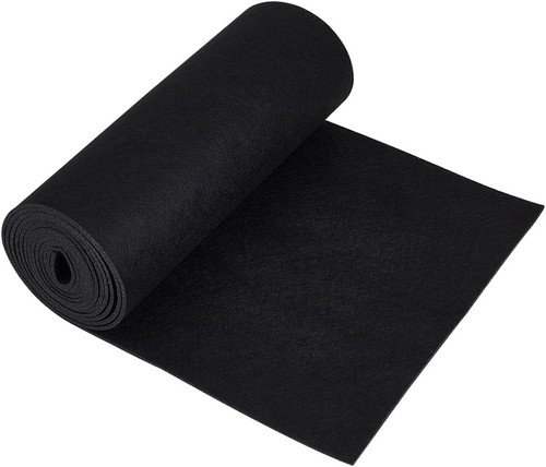 Benecreat 3mx30cm black - black, felt