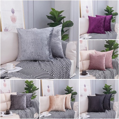 Embossed velvet cushion - embossed,