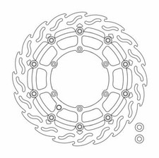 Beta RR 430 2015 Moto Masters Flame Supermoto Front Brake Disc