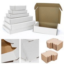 WHITE SHIPPING CARDBOARD BOXES