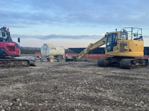 Excavator and dumper - excavator,