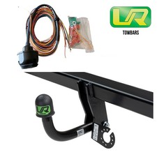 Fixed Swan Neck Towbar+13P Universal Wiring Kit without Junction Box For Renault