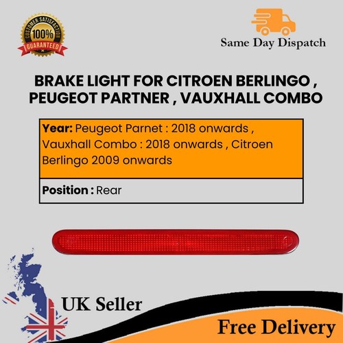 Rear center brake stop light - rear, brake/stop