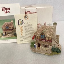 Lilliput Lane Jones The Butcher (1993) - boxed with deeds, mint condition