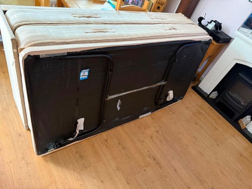 Single divan bed with mattress - single,