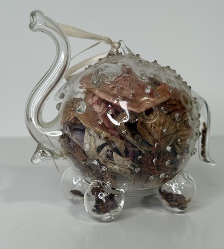 Vtg elephant hand - elephant, blown