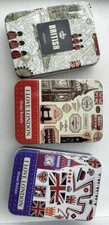 1pk Hinged Rizla Tobacco Tin Cigarette London Design Random Design Pocket Tins
