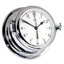 Schatz Watches & Jewelry Ship Clock Chrome Arabic Midi 155 453ca