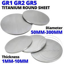 Titanium Round Sheet Plate Ø