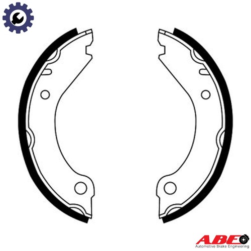 Brake shoe set parking - brake,