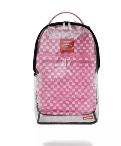 Sprayground pink drip clear - drip,