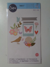 Sizzix Thinlits Floral Banner ~ Craft Die Set