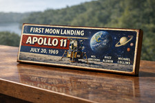 Apollo 11 Moon landing sign
