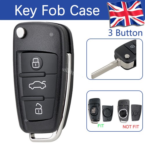 Button car flip key fob - key, case