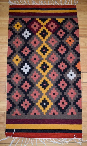 Wool egyptian kilim - wool, rug