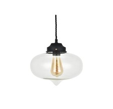 Clear Blown Glass Fish Bowl