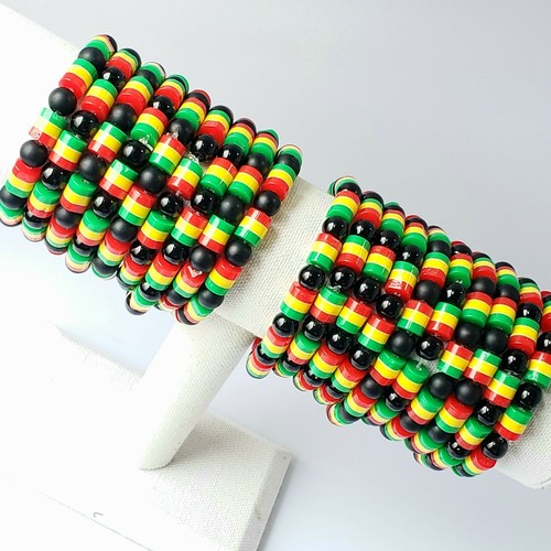 Rasta beads color bracelet - color,