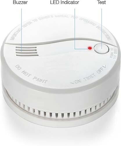 Pack smoke alarms battery - alarms,