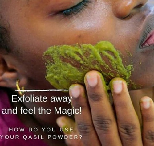 Organic qasil powder for hair