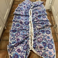 Retro Set Blue, Purple VW Bay Window Curtains For Craft, Sewing, Spares, Repair