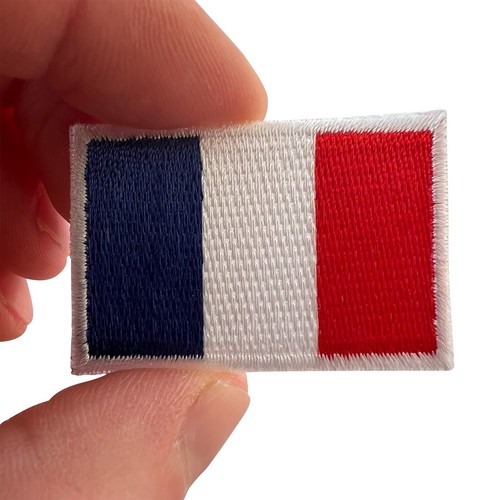 Mini france flag patch iron - france,