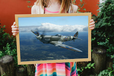 Spitfire aviation poster wall