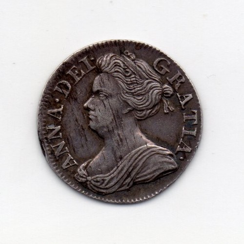 1710 maundy threepence anne - 1710,