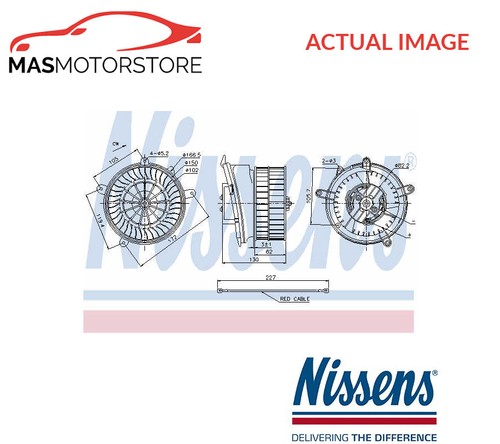Interior blower fan - fan, lhd