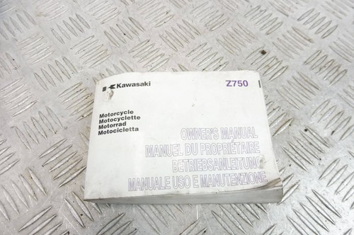 Kawasaki z750 owner manual - kawasaki, owner's