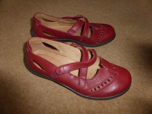 Hotter lulu ladies red leather - hotter,