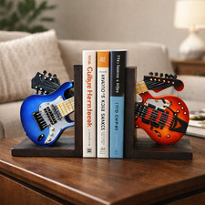 Pair of Guitar Bookends |