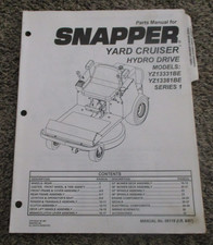 Snapper YZ13331BE YZ13381BE