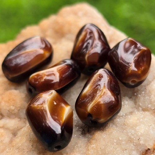 Vintage german glass beads - german,
