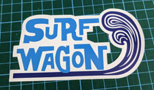 Surf Van Retro Sticker VW Cars Decal