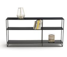 LA REDOUTE Hiba Low Steel Console Bookshelf