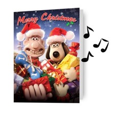 Christmas Card Wallace And Gromit Musical Sound Christmas Card Includes Envelope
