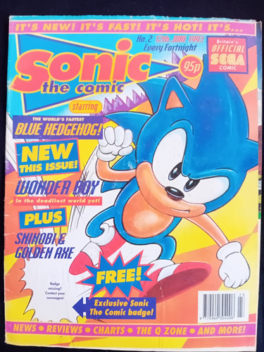 Sonic the comic 1993 fleetway - sonic,