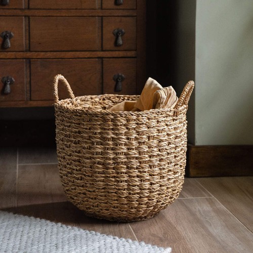 Banar seagrass round - seagrass, basket