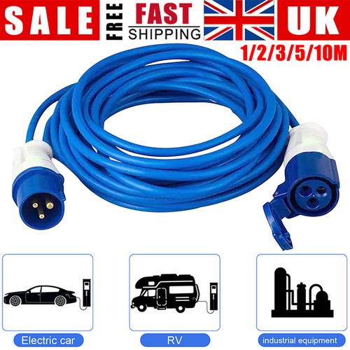 10m caravan cable lead - 1/2/3/5/10m,