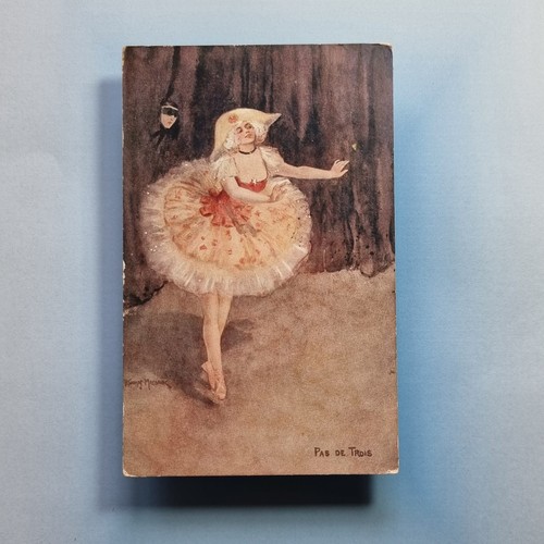 Ballet dancer postcard 1914 - ballet,