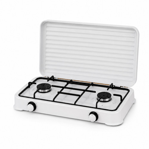 Two burner gas stove portable - two,