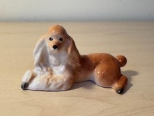 Lomonosov Red Poodle Figurine