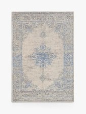 Louis De Poortere Rectangular Starfield Rug - Blue L240 x W170 cm (Dusty) B+