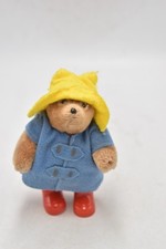 Vintage 1986 Eden Toy Paddington Bear – Blue Coat, Yellow Hat, Red Wellies, 12cm