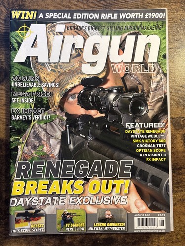 Airgun world magazine august - airgun,