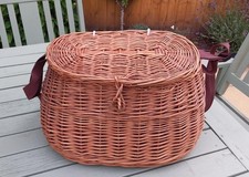 Vintage style  wicker fishing / foraging basket