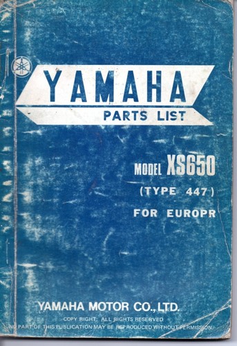 Yamaha xs650b 1975 parts - yamaha,