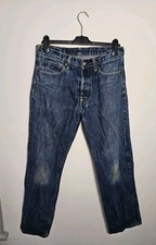 Evisu x Levi's Jeans Men's 30x29 Blue Straight Leg Worn Cotton Seagull 
