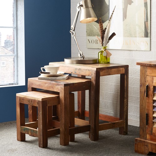 Modern solid reclaimed boat - solid,