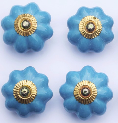 Ceramic knobs glass pulls - glass,